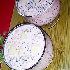 A picture of Sago salad drink 😋.