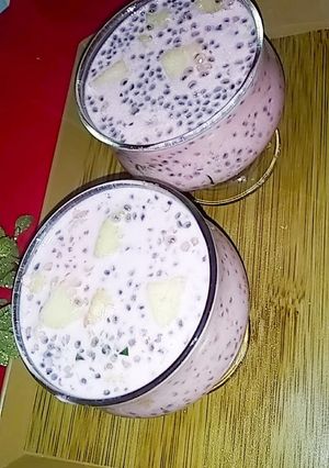 A picture of Sago salad drink 😋.