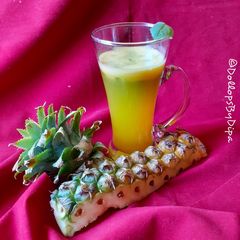 A picture of Pineapple basil cooler.