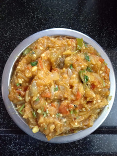 சுட்ட கத்திரிக்காய் சட்னி செய்முறை முக்கிய புகைப்படம்
