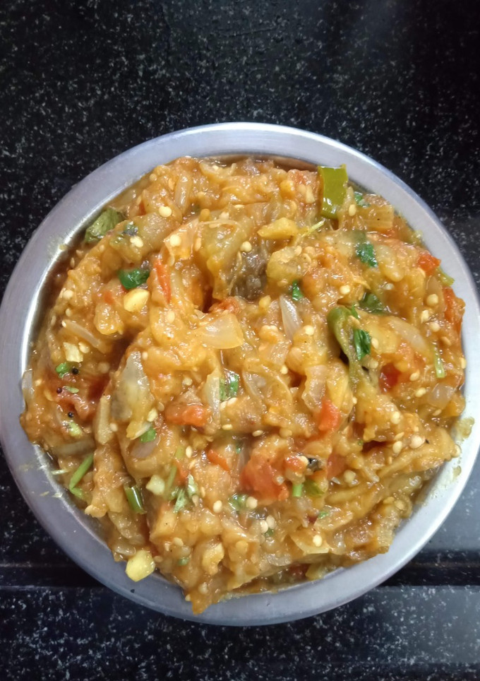 சுட்ட கத்திரிக்காய் சட்னி செய்முறை முக்கிய புகைப்படம்