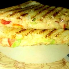 Veg grill sandwich A picture of Veg grill sandwich.