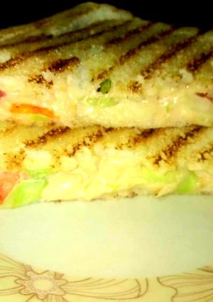 A picture of Veg grill sandwich.