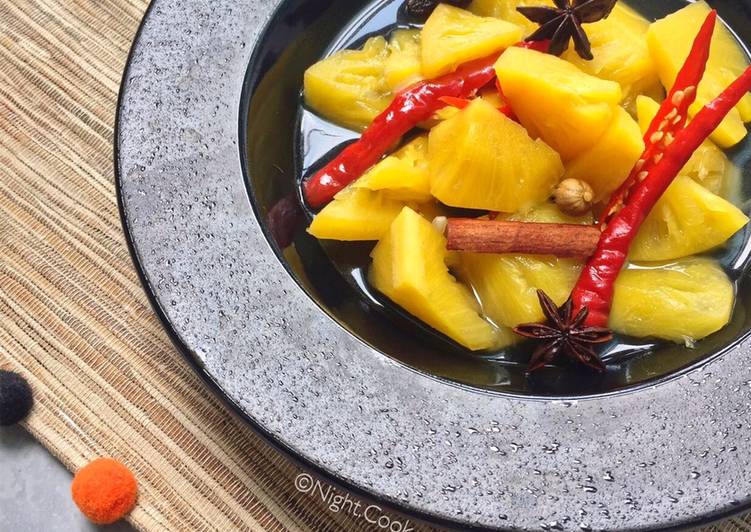 Resep Pacri Nenas Khas Aceh 🍍🍍, Bisa Manjain Lidah