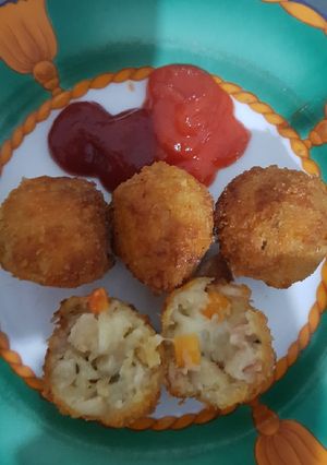 Foto resep Bitterballen Bola macaroni keju
