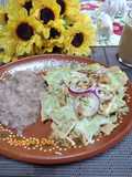 Chilaquiles poblanos con pollo