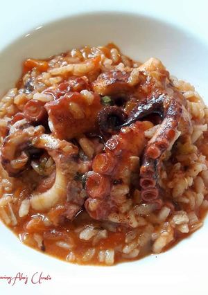 Foto principal de Caldoso de pulpo con pimentón agridulce