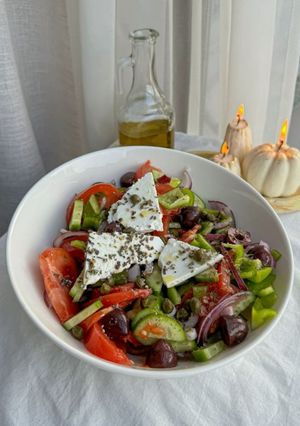 Φωτογραφία της συνταγής Authentic Greek salad| Χωριάτικη σαλάτα