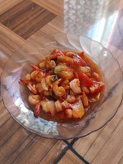 Foto resep Udang saus asam manis