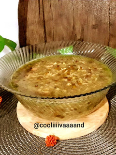عکسی از دستور سوپ ماش و شوید