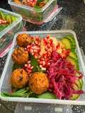 Sałatka- falafel i hummus