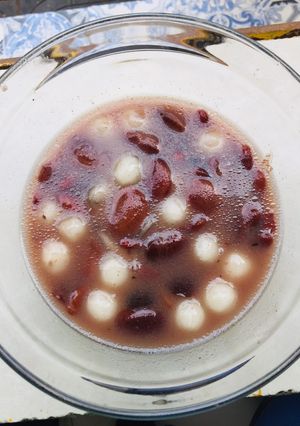 Hình của món Chè đậu ngự bột lọc.