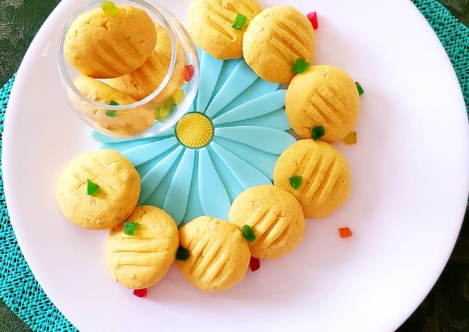 Mango custard cookies Recipe
