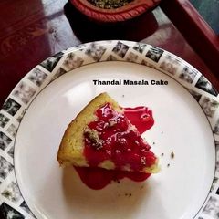 Thandai Masala Cake A picture of Thandai Masala Cake.