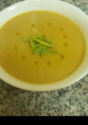 A picture of Delicious Lentil Soup.