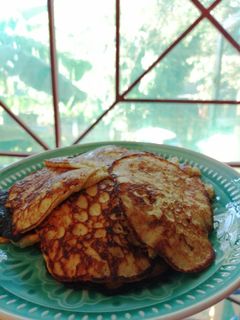 Una foto de Mini pancakes sin harina