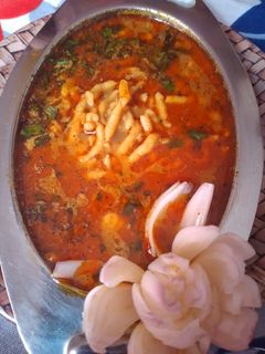 कच्चा शेवेची भाजी (kacha shevchi bhaji recipe in marathi) रेसिपी चे मुख्य फोटो