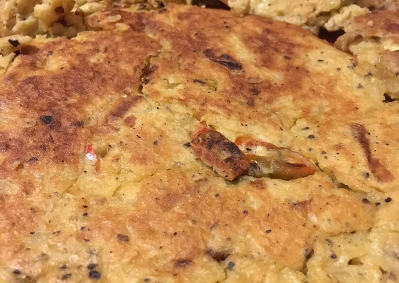 Perkedel omelet