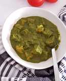 Tofu in Indian Spinach Curry
