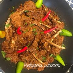 A picture of Mutton chops masala.