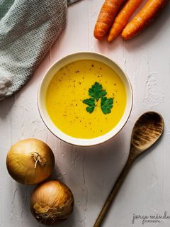 Una foto de Crema Zanahoria