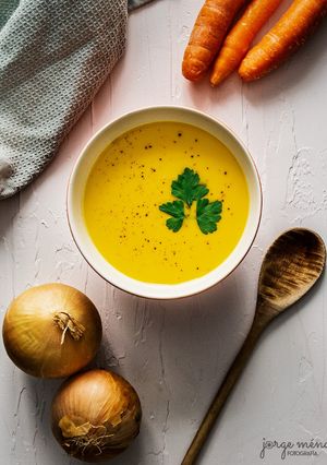 Una foto de Crema Zanahoria