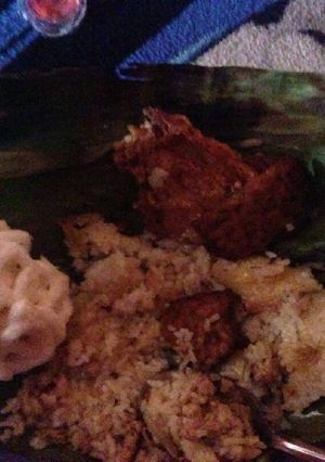 Foto resep Nasi bakar ayam teri medan