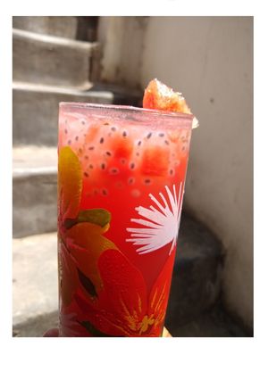 A picture of Watermelon chatpata sharbat.