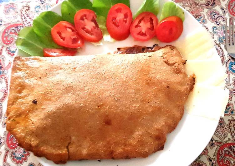 Recipe of Ultimate Calzone with Oat flour, spinach and herbs