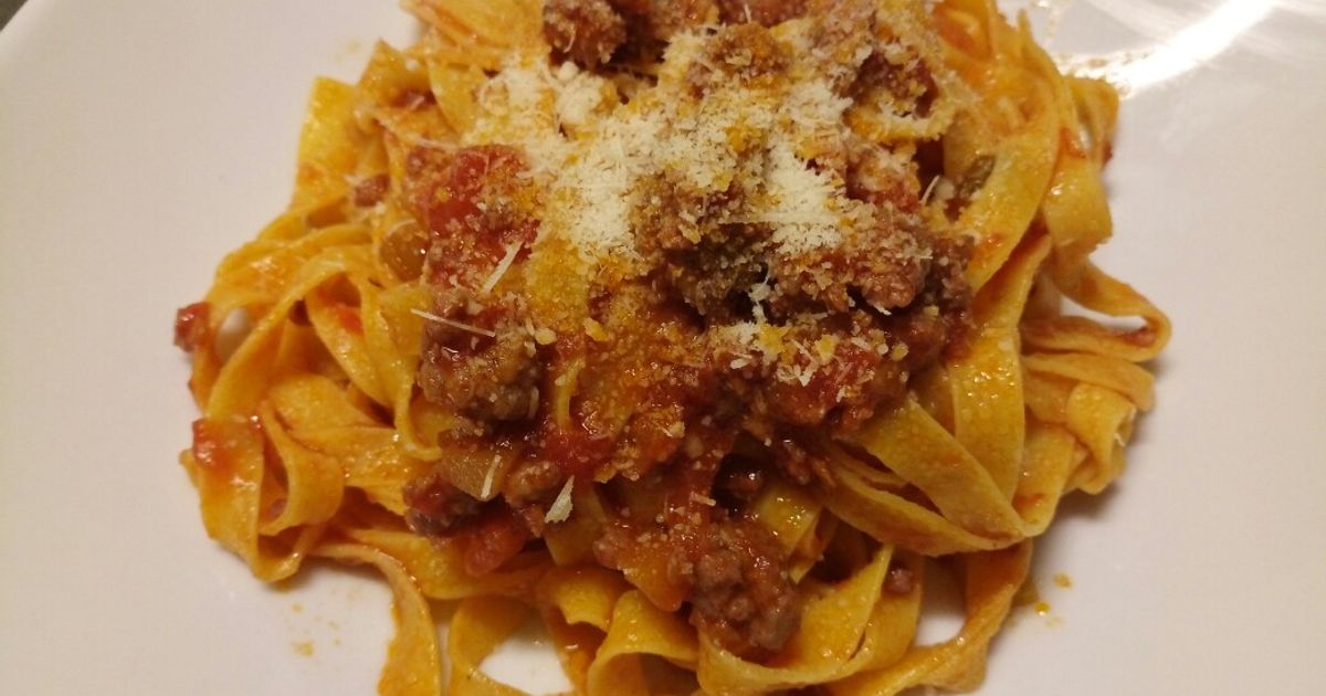 Tagliatelle Al Ragú Di Salsiccia 🎄 Recipe by Miss Fluffy's Cooking ...