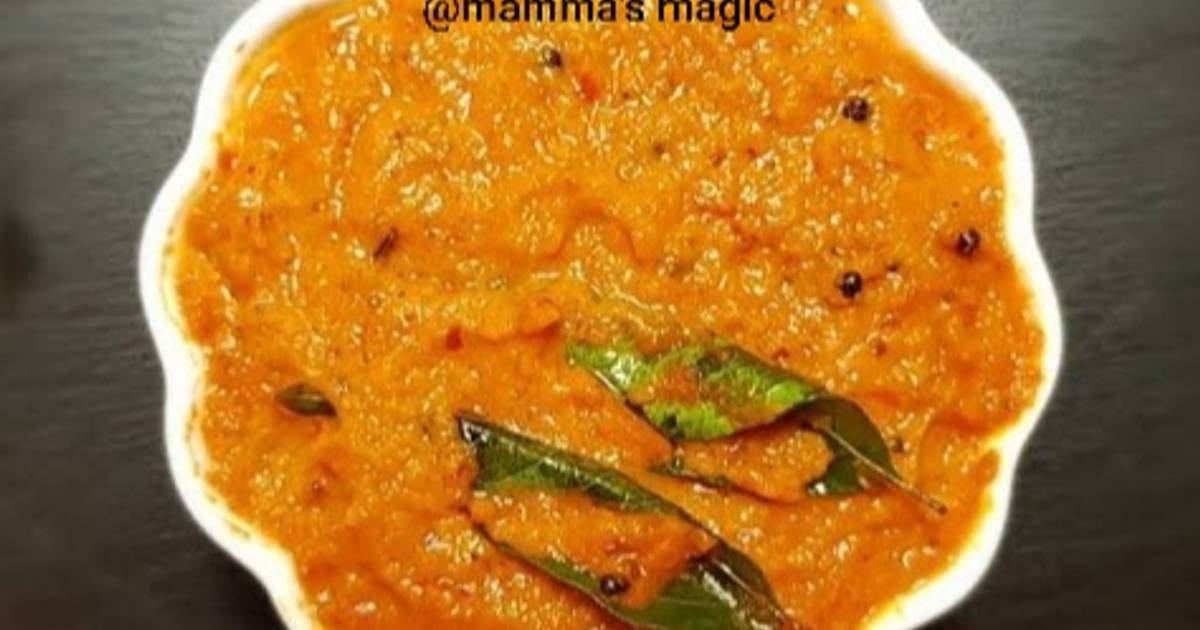 TomatoOnion ChutneyKara chutneyIdliDosa chutney Recipe by Keshari Chintan Parihar Cookpad