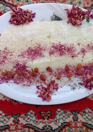 عکسی از دستور فرنی آرد برنج