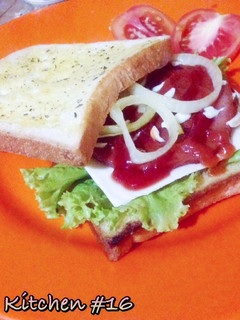 Foto resep Sandwich simple banget