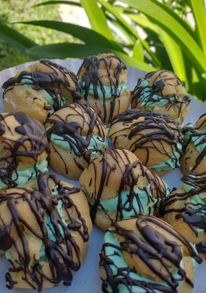 Una foto de Profiteroles