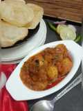 Dum Aloo and Luchi