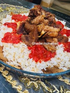 صورة لوصفة فتة باللحمة