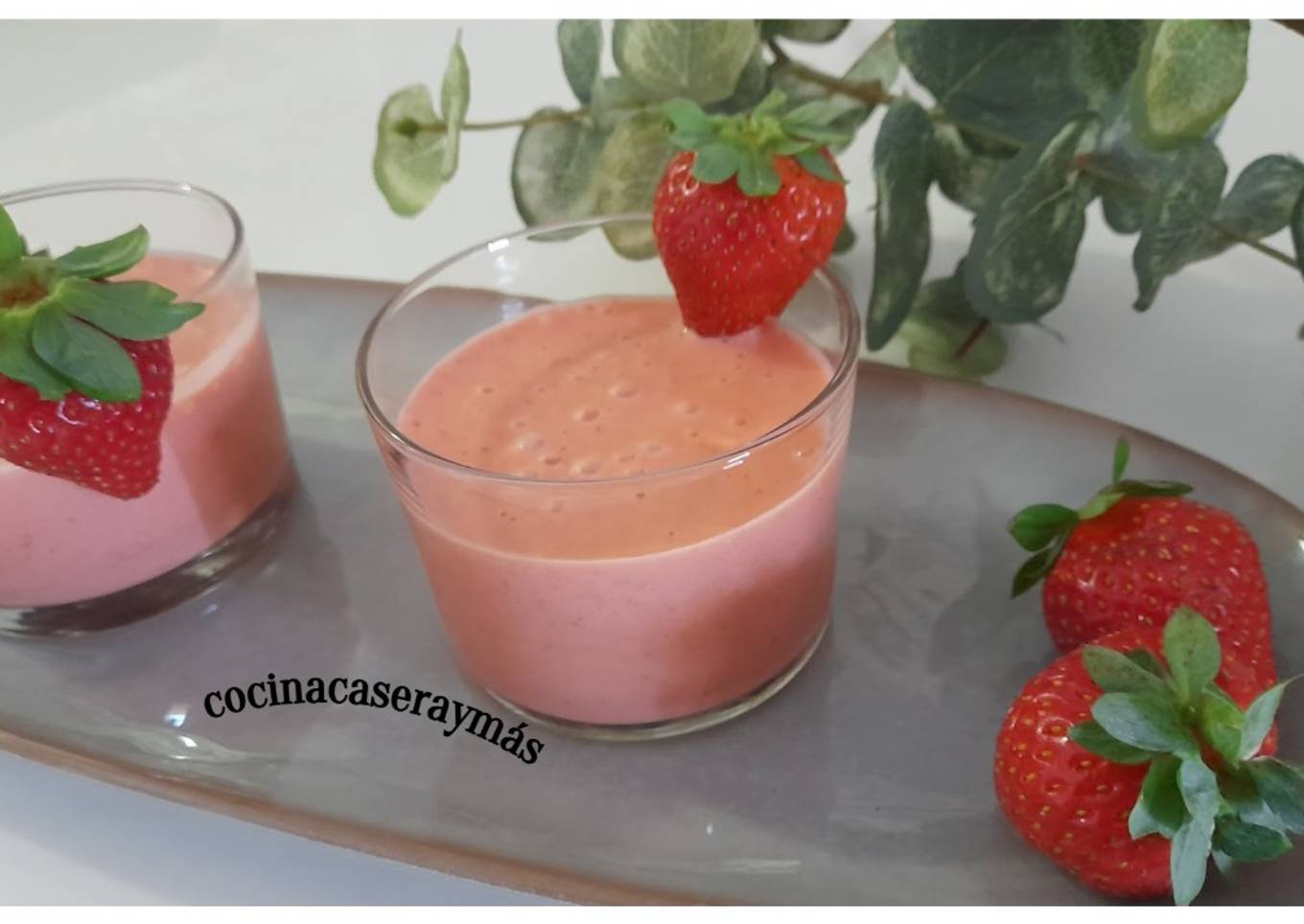 Gazpacho de fresas