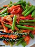 Oseng Batang Kangkung dan wortel