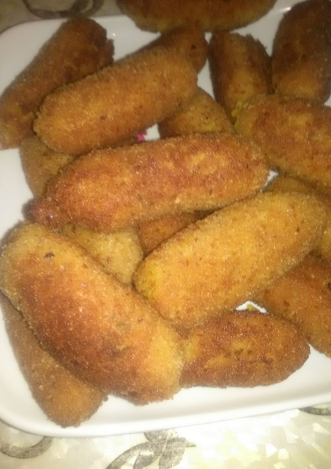 صورة لوصفة كروكات السباغيتي والارز خفاف وبنان