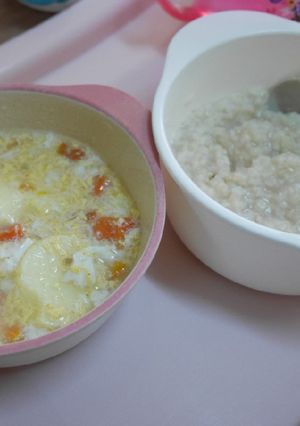 รูปของ ซุปไข่ผักสามสี ใส่เต้าหู้ไข่