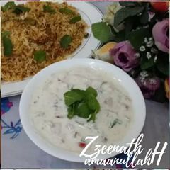 A picture of Tomato Onion Raita.