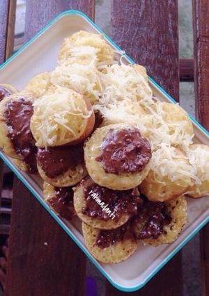 Foto resep Kue Cubit Ovomaltine and Cheese