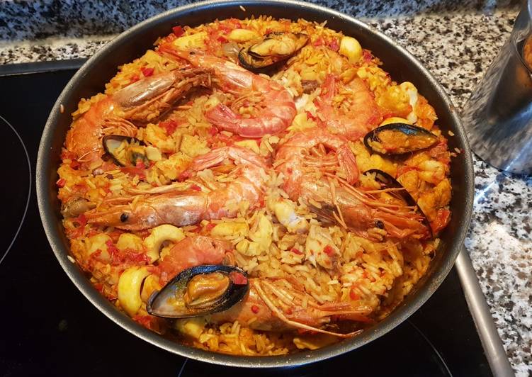 Paella de marisco