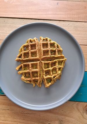 Una foto de Waffle saludable