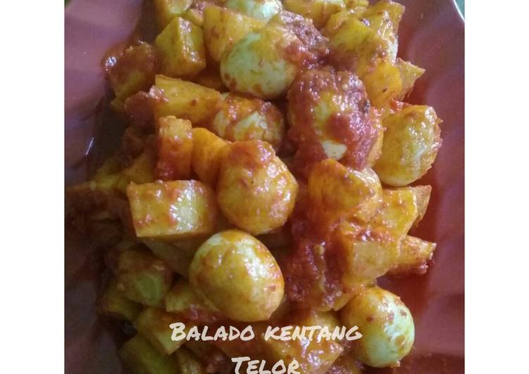 Cara Gampang Membuat 🍒 Balado kentang telor Anti Gagal