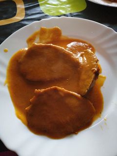 Una foto de Redondo de ternera en salsa al horno
