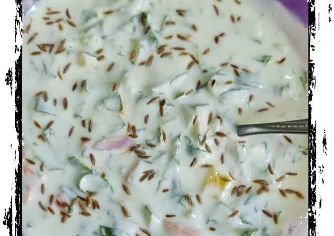 Simple Way to Prepare Speedy Veggies raita