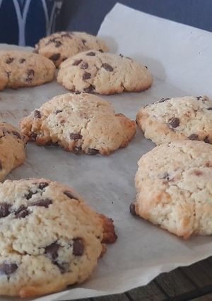 Una foto de Galletones con chispas de chocolate
