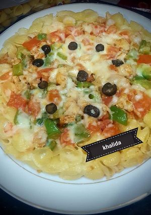 A picture of Shell Pasta Pizza.