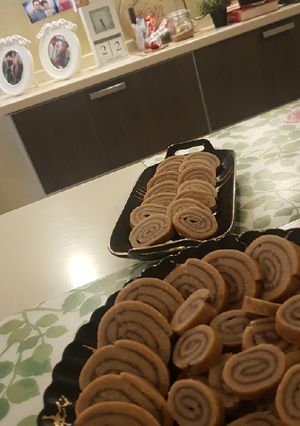 صورة لوصفة سويت رول بالبسكويت